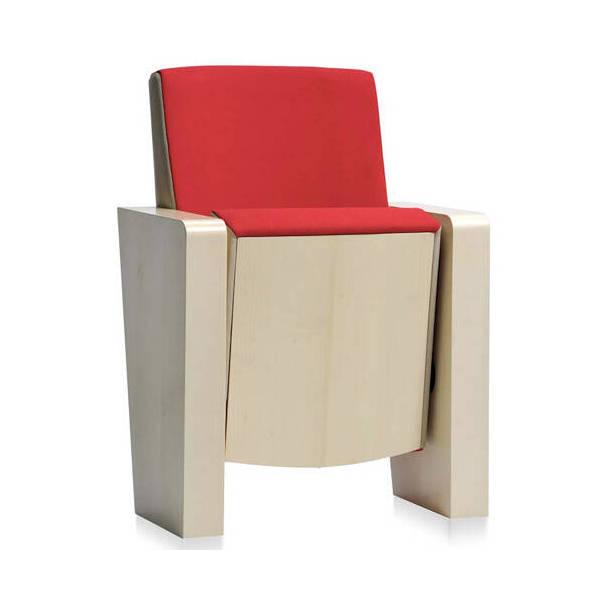 Fauteuil Auditorium avec Flanc et dossier en bois - Novel_0