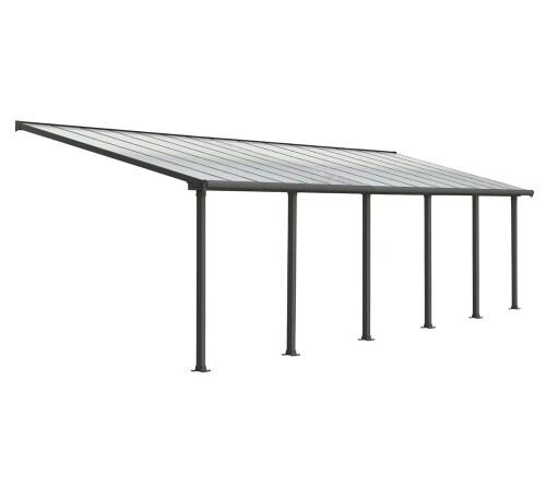 PALRAM Pergola 27.3m² Gris Anthracite 704358 - gris PA704358_0