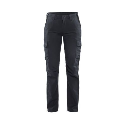 PANTALON DE TRAVAIL INDUSTRIE STRETCH 2D FEMME GRIS/NOIR D19 - BLAKLADER