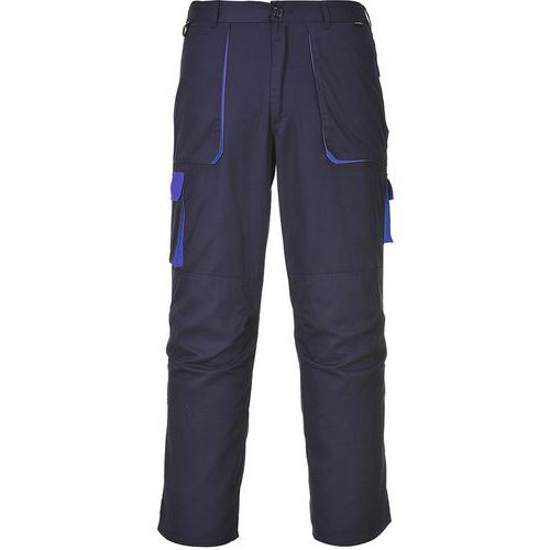 PANTALON DE TRAVAIL TEXO CONTRAST TX11 BLEU FONCÉ M - PORTWEST