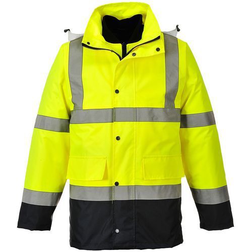 PARKA HAUTE-VISIBILITÉ 4-EN-1 TRAFIC S471 BLEU/JAUNE L - PORTWEST