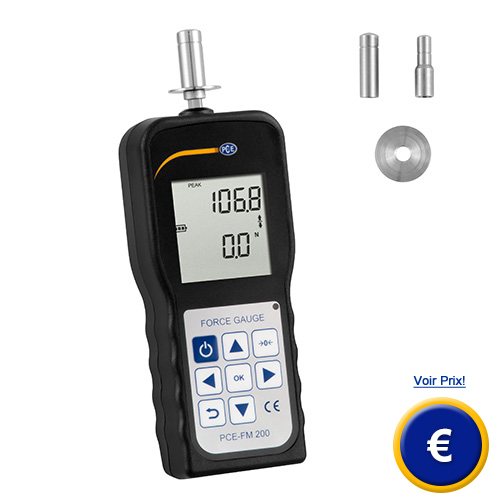 Pénétromètre pour les fruits - pce instruments - alimentation par batterie_0
