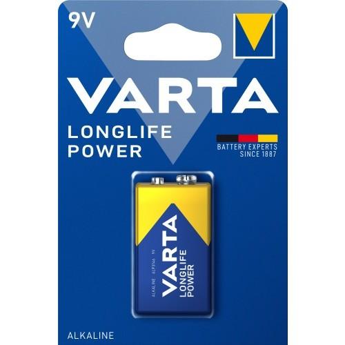 PILE ALCALINE - LONGLIFE POWER - 6LR61/9V VARTA