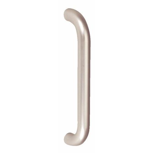 POIGNÉE COUDÉE POUR PORTE BATTANTE - 200 MM - ARGENT - PG 3000 NM VACHETTE