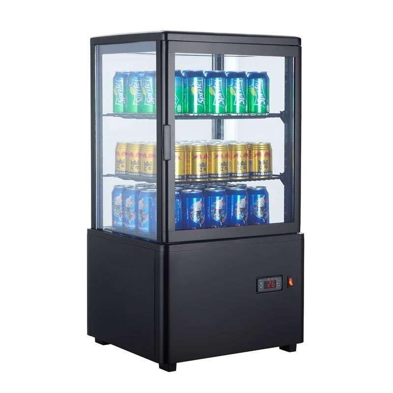 Présentoir réfrigéré 4 côtés 58 litres CLIMAHOSTELERIA beijing xc58n-b_0