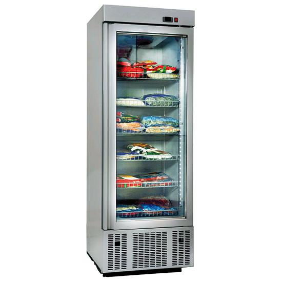 Réfrigérateur 1 porte en verre noir JDE-600R BL