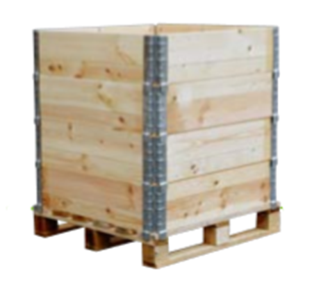 Rehausse supplémentaire 800 x 800 mm - Bois et acier certifiés PEFC - Dimensions 800x800x195x20 mm_0