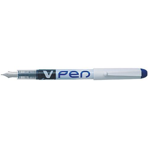 STYLO PLUME V-PEN EFFAÇABLE BLEU - PILOT
