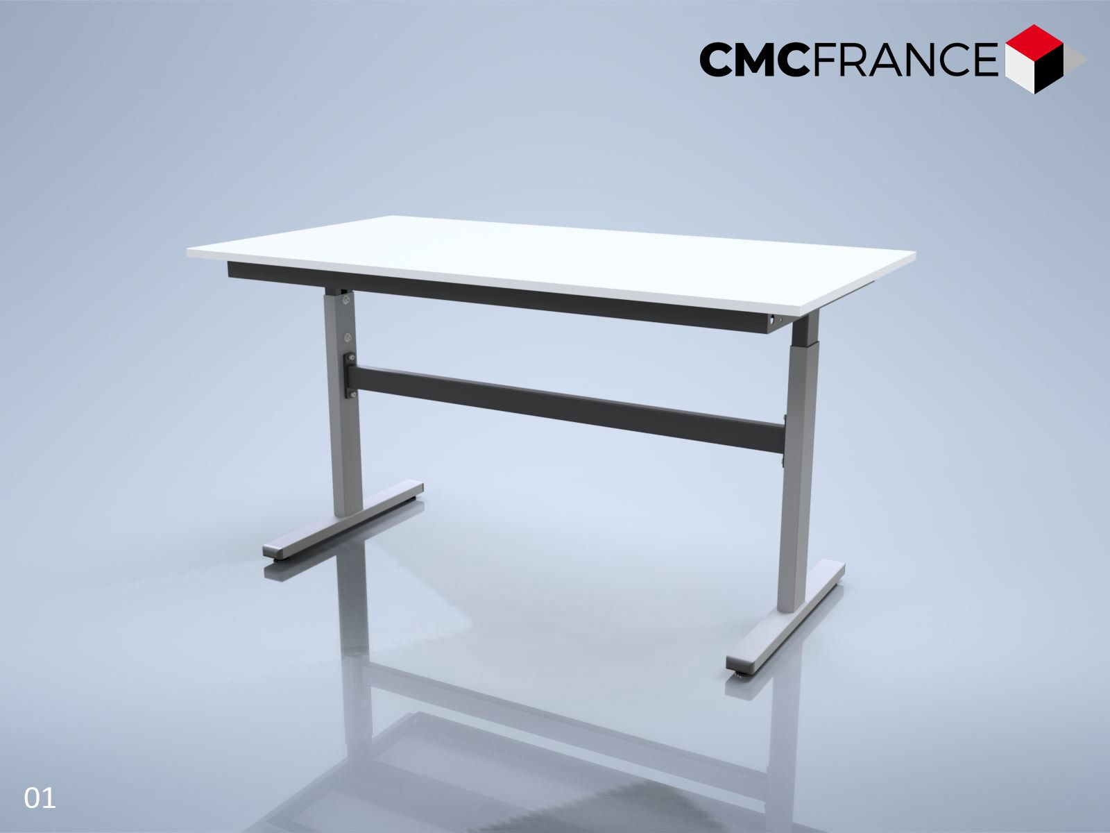 Table de travail ergoflex à usage industriel et bureautique_0