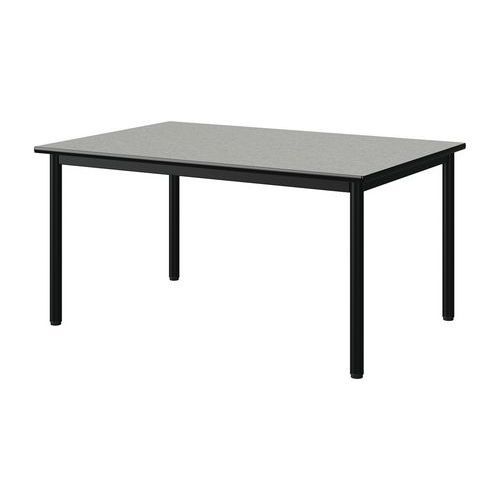 TABLE MALIBU 120X80 T3 4P STRA ISOS GRIS 1400/NOIR NOIR 9005