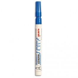 UNIBALL MARQUEUR PEINTURE À HUILE, ENCRE À PIGMENTATION BLEU FONCÉ, POINTE FINE OGIVE UNI PAINT PX21/BF
