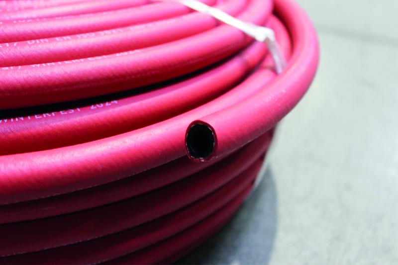 WELD A Tuyau de refoulement d'acétylène en EPDM/SBR renforcé - Référence ICGA410010 - Ø intérieur 10mm - Pression 20 bar_0