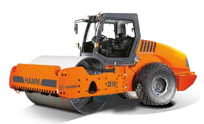 3516 HT H176 - Compacteur monocylindre HAMM - 15 755 kg avec cylindre lisse_0