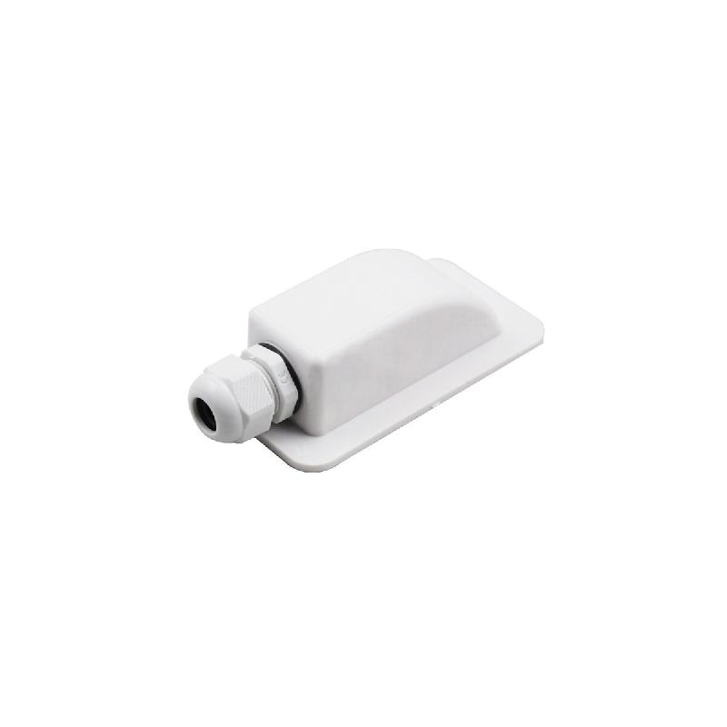 Alcapower Boîte D'Entrée De Câble À Simple Courbure : Presse-Étoupe Ip68 M20 Pour Câbles De 6 À 12 Mm, Base 60 X 112 Mm, Hauteur 35 Mm - blanc_0