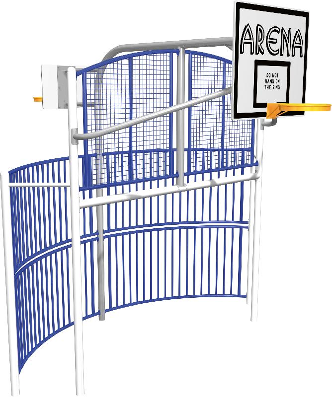 Terrain multisport Arena Double Philadelphia réf-8019751 - Hags - 4680x4010x3950 mm - 79 m² de zone de sécurité_0