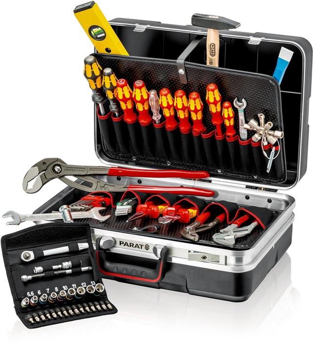 Assortiment d'outils Vision 27 sanitaire 52 pièces fourni avec coffret de transport rigide pour installateurs sanitaires KNIPEX_0