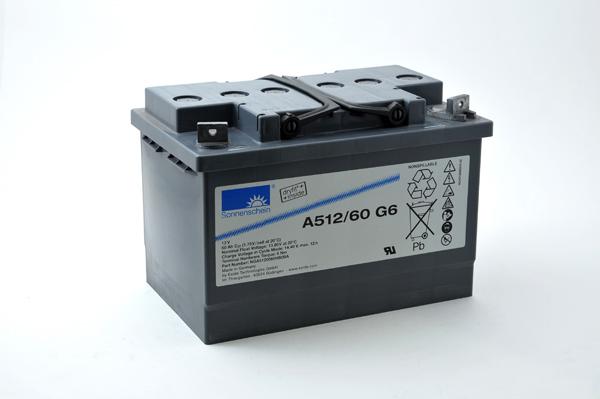 Batterie plomb étanche gel A512/60G6 12V 60Ah M6-M - Sonnenschein A500 - autonomie accrue et durée de vie prolongée_0