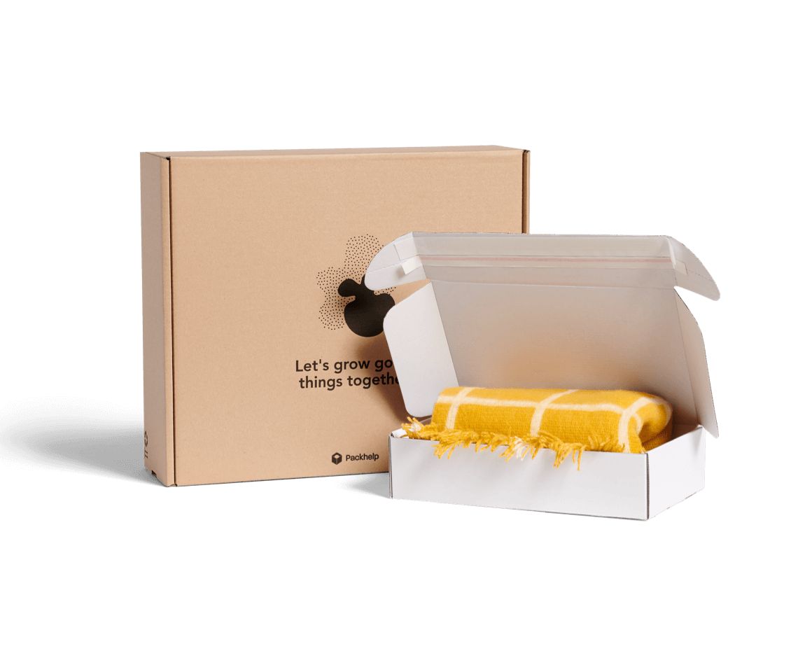 Boîte postale en carton - Packhelp SA - personnalisable, réutilisable, 37 x 29 x 7 cm, 3 couches de carton ondulé_0