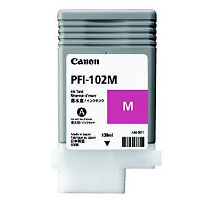 CANON PFI-102 CARTOUCHE D'ENCRE AUTHENTIQUE (0897B001) - MAGENTA
