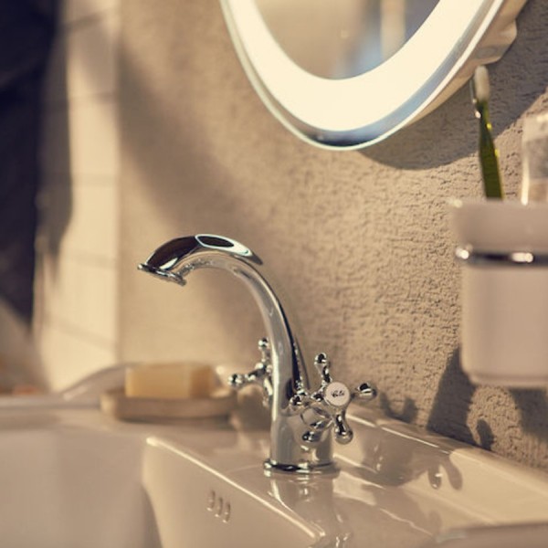 MÉLANGEUR LAVABO AVEC VIDAGE CLIC-CLAC CHROME CARMEN - ROCA A5A3A4BC00