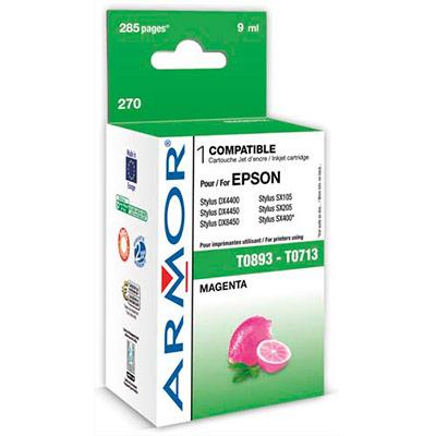 CARTOUCHE JET D'ENCRE ARMOR COMPATIBLE EPSON T071340 - MAGENTA