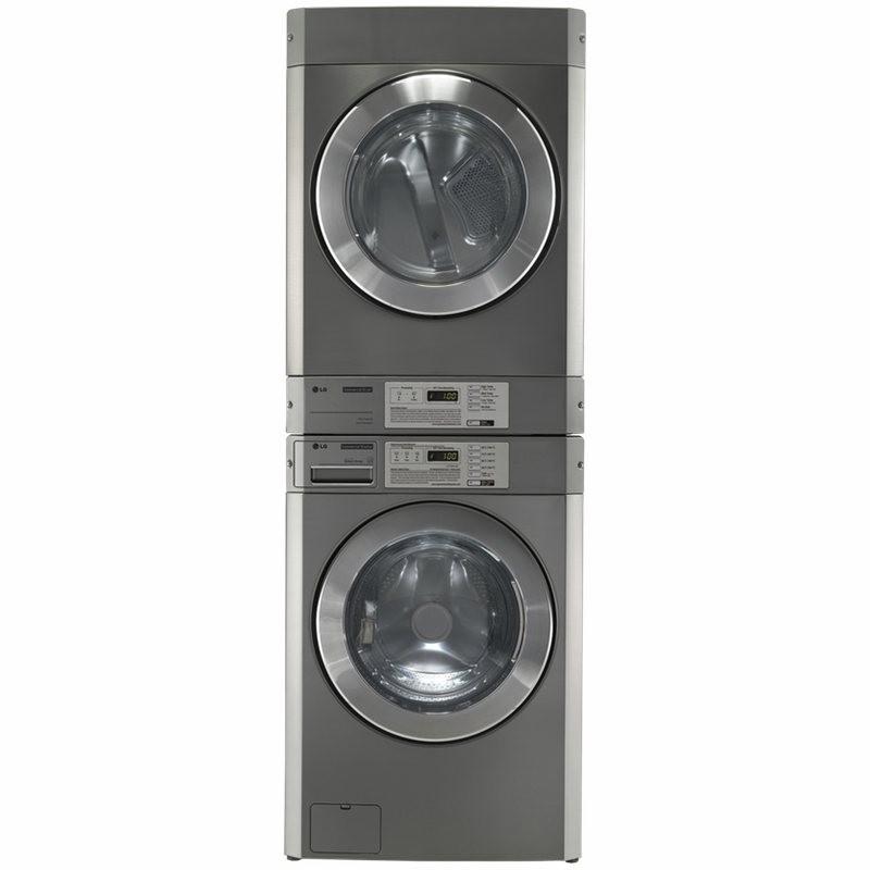 COLONNE LAVEUSE ET SÉCHOIR PROFESSIONNEL LG 11 KG GIANT MONO