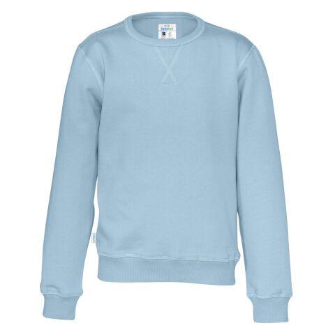 COTTOVER SWEATSHIRT COL ROND ENFANT - CERTIFIÉ GOTS BLEU CLAIR - TAILLE 8 ANS