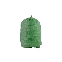 ECOLOMIQUE - 10 Pcs - Sac poubelle vert - 130000 ml, 38 cm x 24 cm x 16 cm - ECO210SPC40L - vert ECO210SPC40L_0