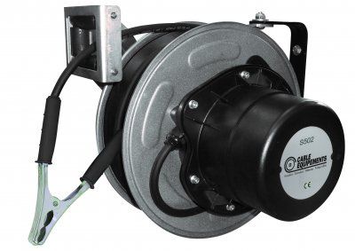 Enrouleur électrique à rappel automatique à ressort - 20m - Câble 1x25 mm² - H05VV-F - S502_0
