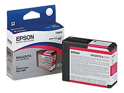 EPSON ENCRE PIGMENT MAGENTA SP 3800 (80ML) -  AUTHENTIQUE