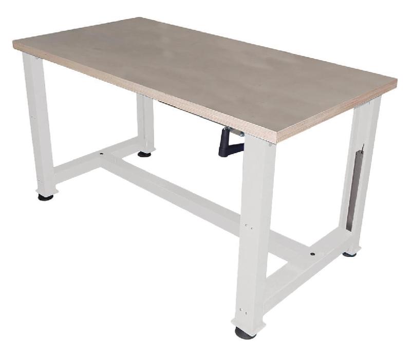 ETABLI À MANIVELLE MULTIPLIS 2000 X 750 X HT 740/1040 CM GRIS 7035 - MANUTAN COLLECTIVITÉS