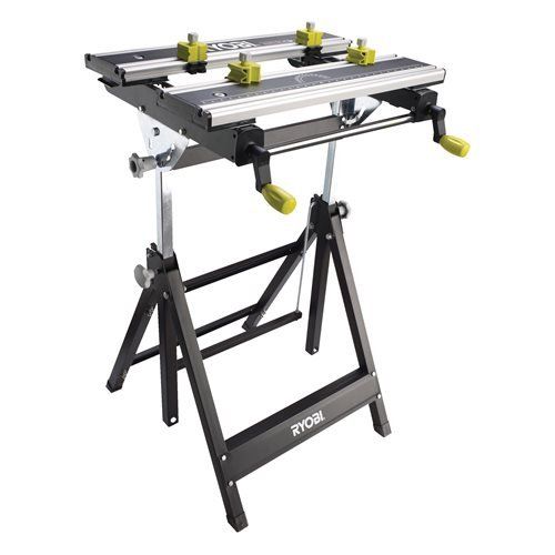 Établi pliable métal - Ryobi France - table alu et acier pivotante, hauteur ajustable - dimensions 600 x 570 x 760 - réf. 5133001780_0