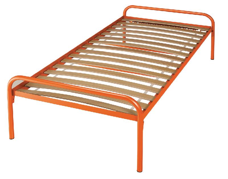 EVOLUTION LIT ESSENTIEL SOMMIER LATTES 90X190 CM 2003 ORANGE - MANUTAN COLLECTIVITÉS