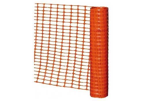 Filet de balisage orange - 50m de long - 1m de hauteur - Polyéthylène haute densité - Traité anti-UV_0