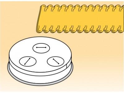 Filière PAPPARDELLE RICCE pour machine pâtes fraîches Fimar_0