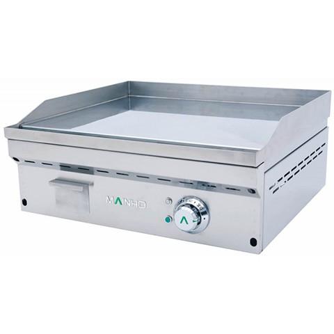Fry-Top électrique FULL-CROM lisse en CHROME - L600 | Mainho - FCE60_0