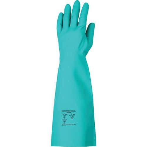 GANTS DE MANUTENTION EUROCHEM 5540 NITRILE VERT 056 MM - 8 - COVERGUARD