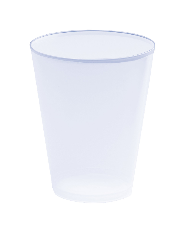 Grand verre - gobelet événementiel réutilisable 500 ml en plastique PP - couleur blanche_0