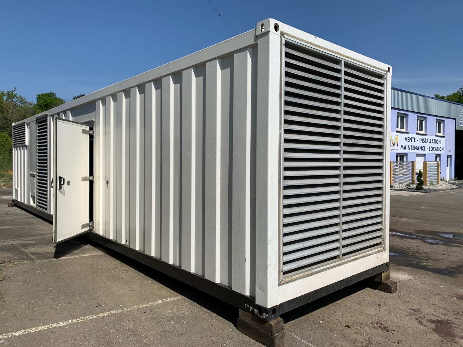 Groupe électrogène d'occasion en container - CUMMINS - 1600 kva - SDMO_0