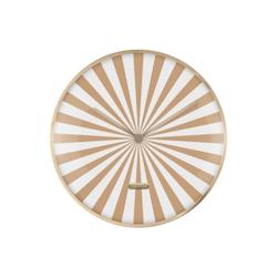 Horloge en métal Candy Swirl Dome marron clair Karlsson - marron 8714302751325_0