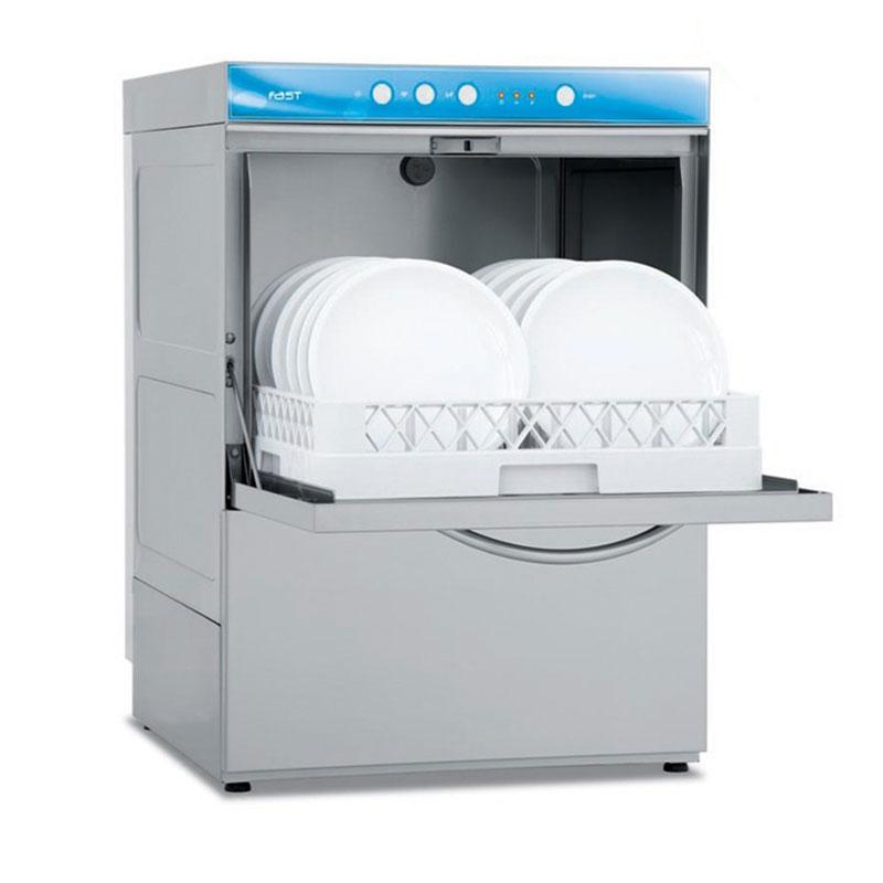 Lave-vaisselle électronique casier 500 x 500 - 3,5 kW | Elettrobar FAST160V1 - Avec pompe de vidange et adoucisseur_0