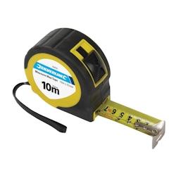 Mètre Ruban Measure Max 10 m - Largeur 32 mm - Précision et Durabilité - Silverline - jaune 5060012956547_0