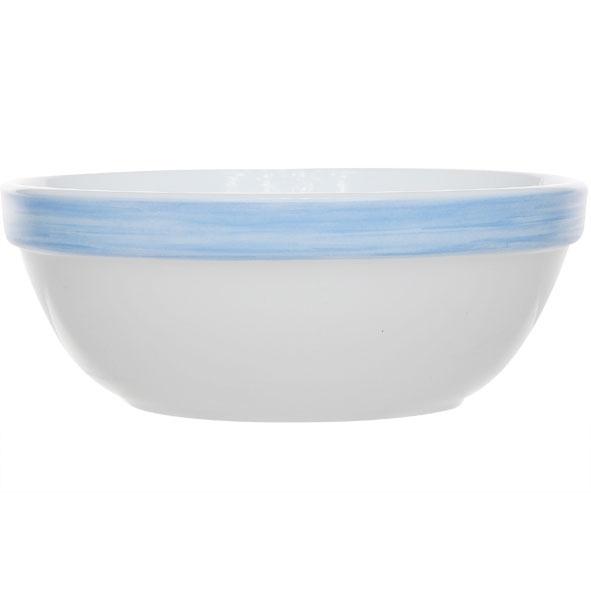 MINI SALADIER BLEU BLANC ARCOPAL 12 CM - LOT DE 6 - ARCOROC - BRUSH BLEU