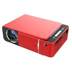 Mini Vidéo Projecteur Pas Cher 3500ANSI Lumens 1080P LCD Pour Théâtre Maison Rouge YONIS - rouge 3615616793276_0