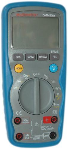 Multimètre numérique portable TRMS - 6000 points, 0.09% de précision, 1000V/10A AC/DC - MULDMM230_0
