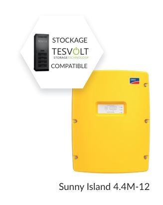 Onduleur photovoltaïque SMA Sunny Island - Triphasé - Compatible stockage Li-ion TESVOLT_0