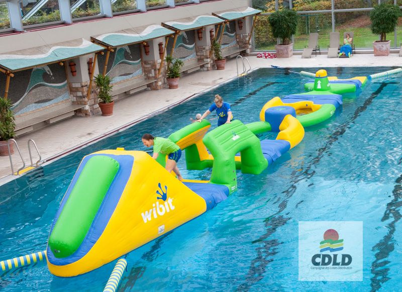 Parcours gonflable aquatique et sportif - Wibit Fitness Track - Réf : A4532_0