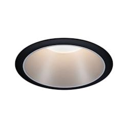 Paulmann Spot encastré Cole    rond 88mm  GU10 max. 10W  230V gradable  Noir#Argent 93397 - noir 93397_0