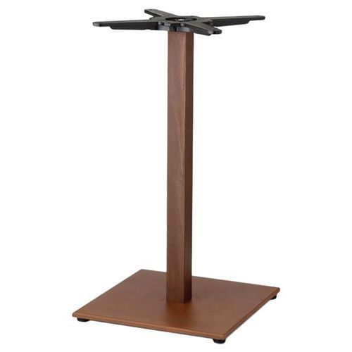 PIED TABLE TIFFANY HT 73 BASE ET COL 50X50 MM CORTEN - S-CAB
