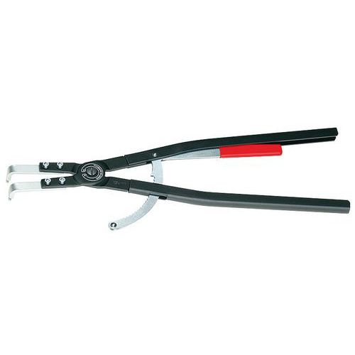 PINCE CIRCLIPS INTÉRIEURS DE 122 À 300MM - 590MM 90 ° - EPOXY NOIR - KNIPEX